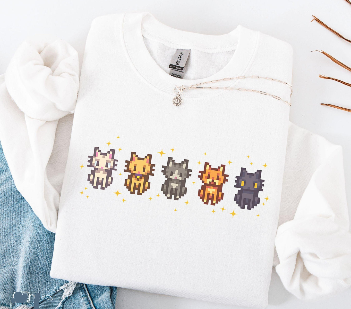 Stardew Cat Sweatshirt