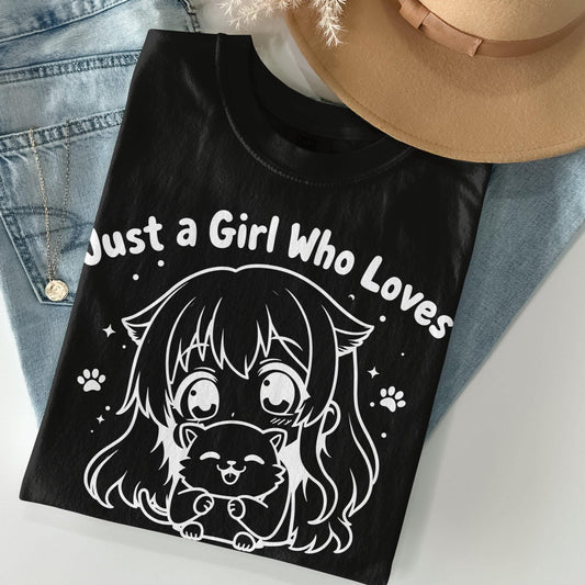 Anime Cat Tee