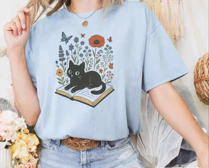 Floral Cat Shirt