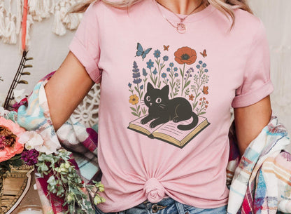 Floral Cat Shirt