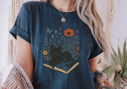 Floral Cat Shirt