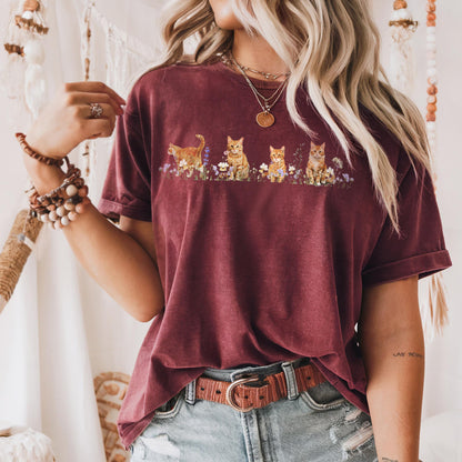 Wildflower Cat Tee