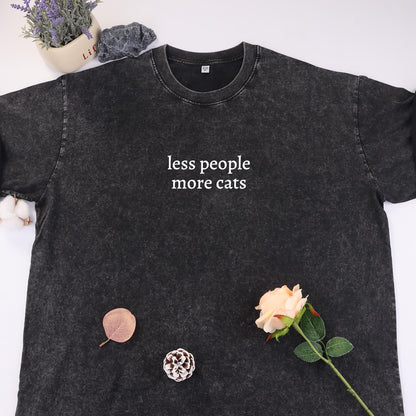 Less People More Cats Shirt V2