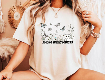 Wildflower Butterfly Graphic Tee