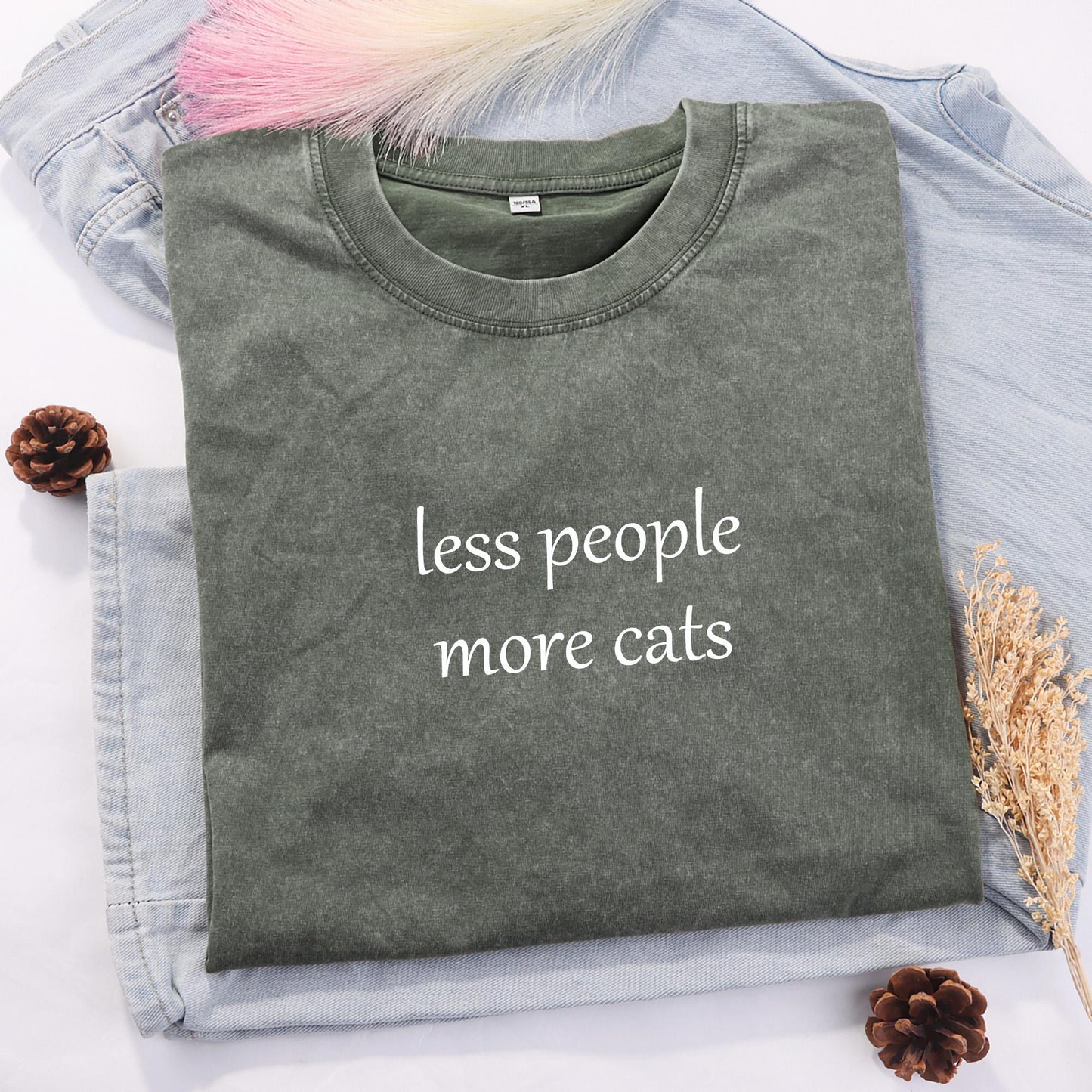 Less People More Cats Shirt