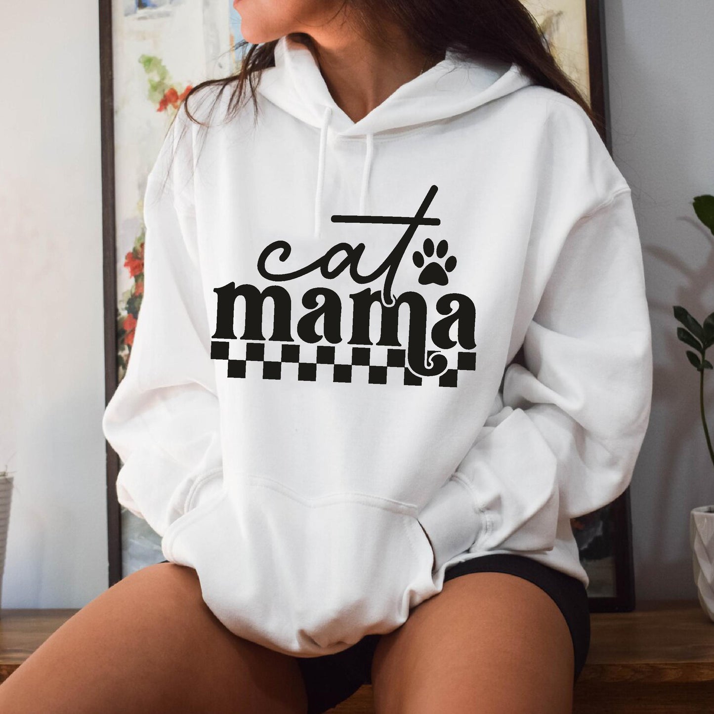 Cat Mama Hoodie V12