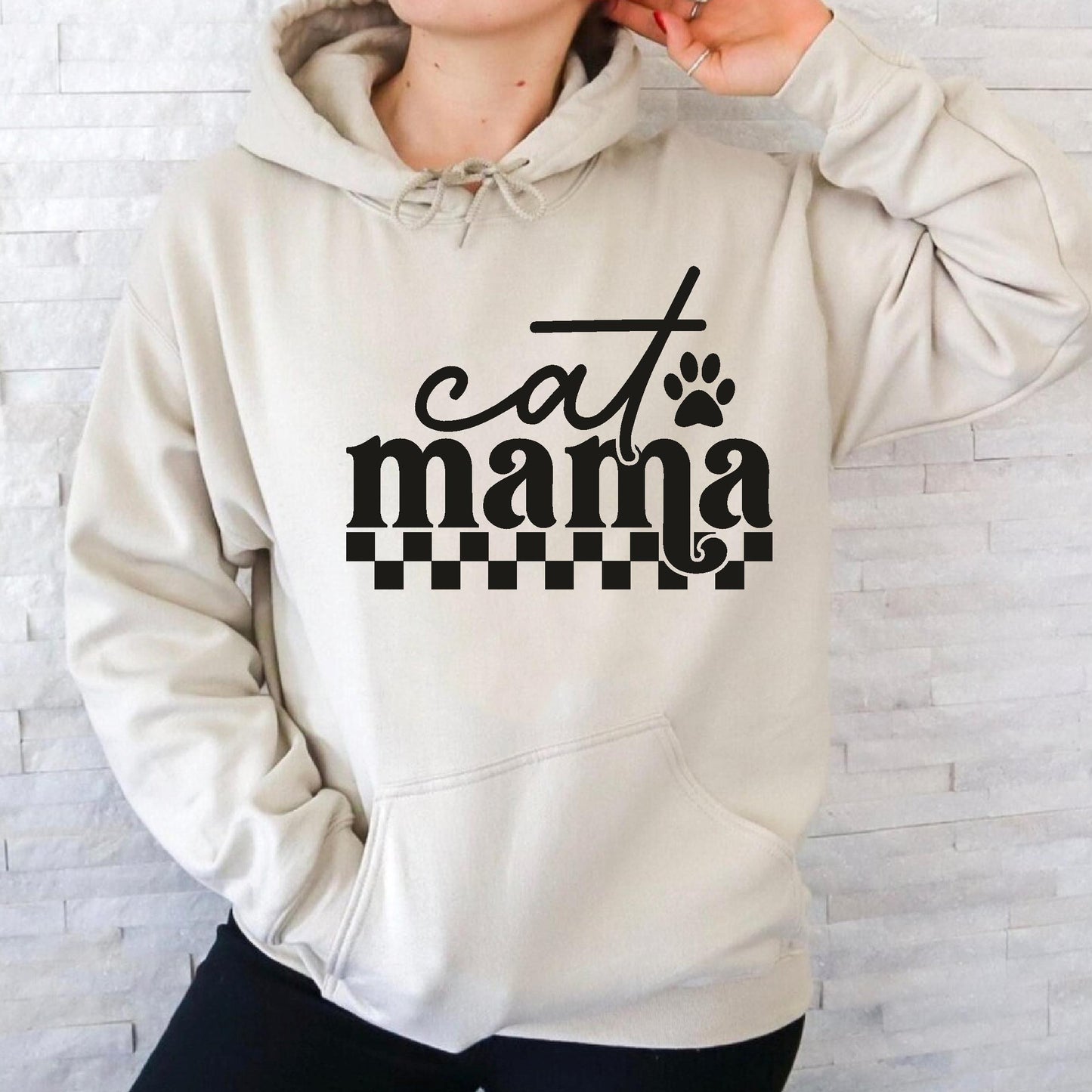 Cat Mama Hoodie V12