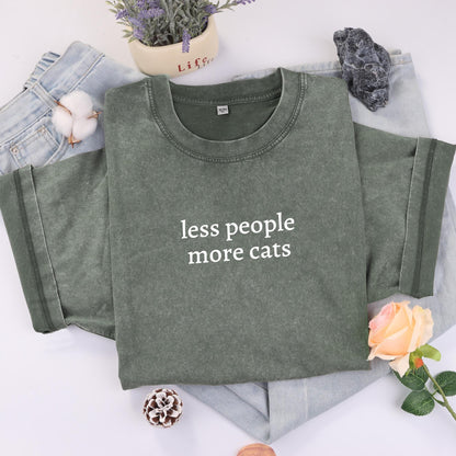 Less People More Cats Shirt V2