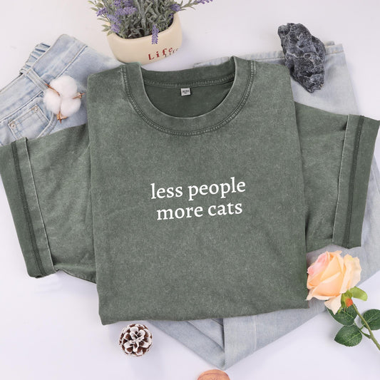 Less People More Cats Shirt V2
