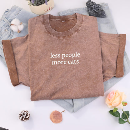Less People More Cats Shirt V2