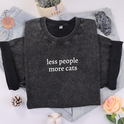 Less People More Cats Shirt V2