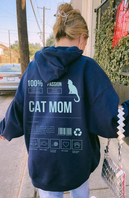 Cat Mom Hoodie V16