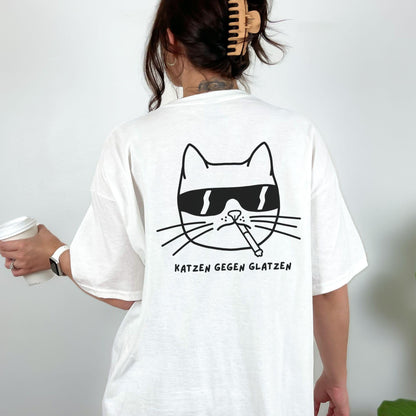 Cats Against Bald Heads Tee