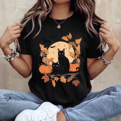 Halloween Cat Tee V2