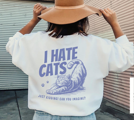 I Hate Cats Sweater
