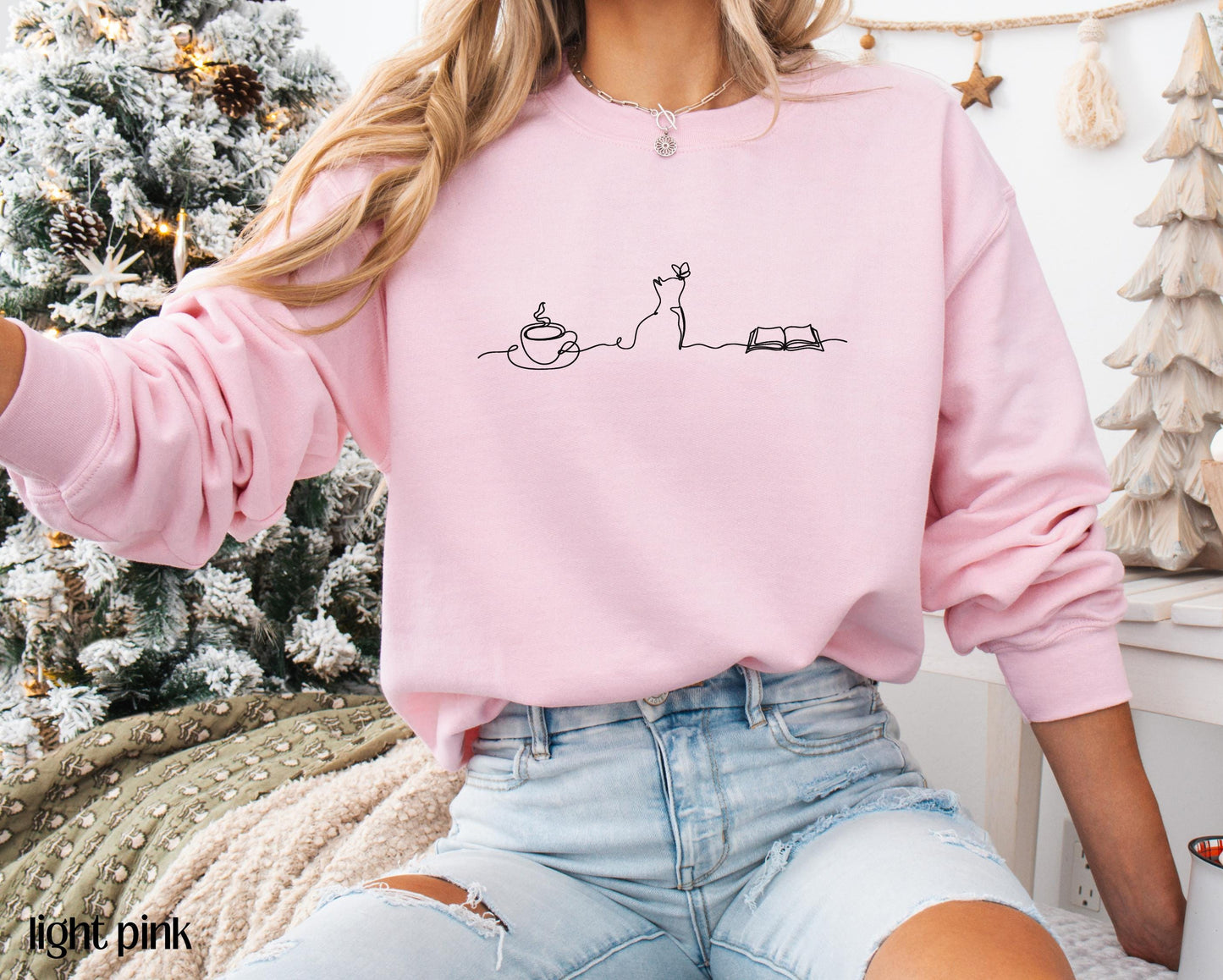 Coffee & Cats Sweater V12