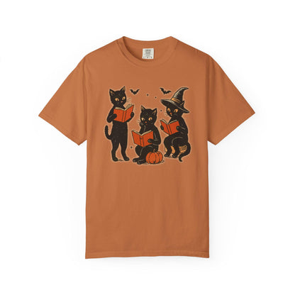 Spooky Cat Book Tee