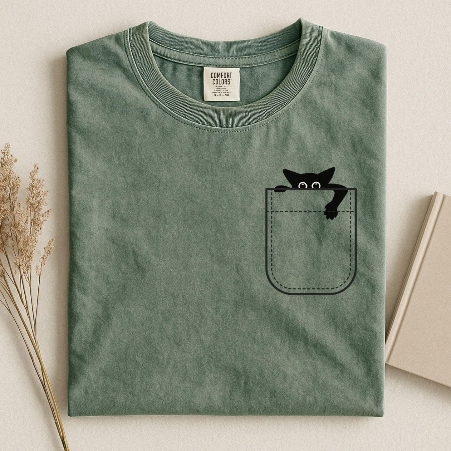 Cat Pocket Tee V5