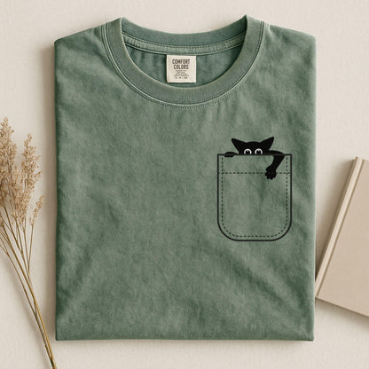 Cat Pocket Tee V5