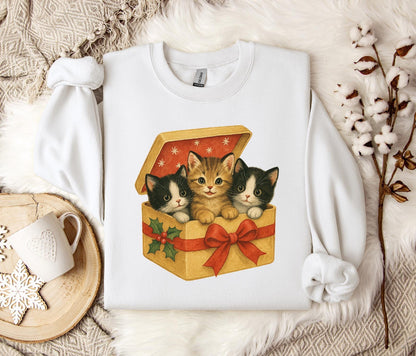 Cute Cat Christmas Sweater V3