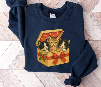 Cute Cat Christmas Sweater V3