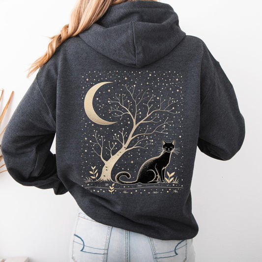 Moonlight Cat Hoodie