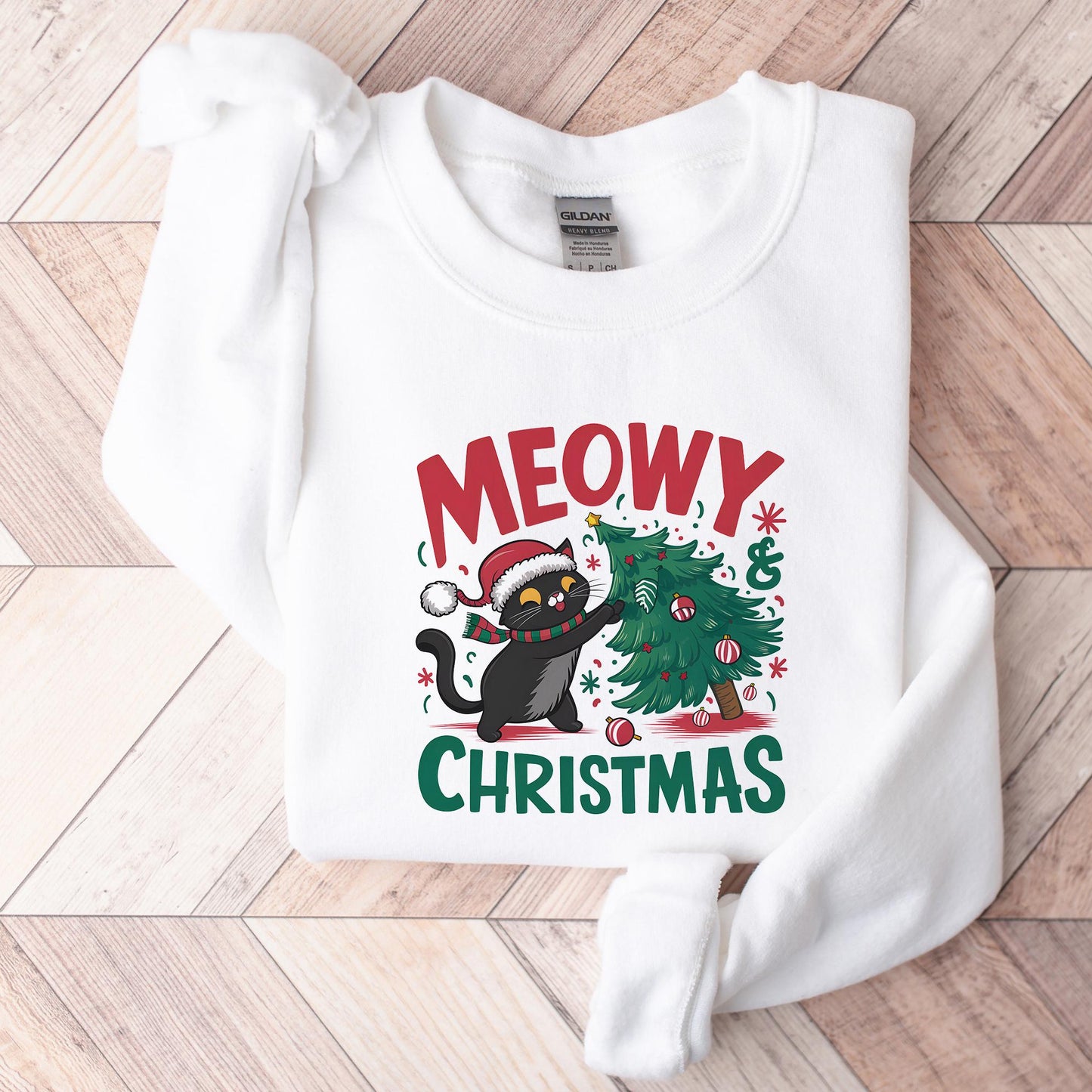 Meowy Christmas Sweater V21