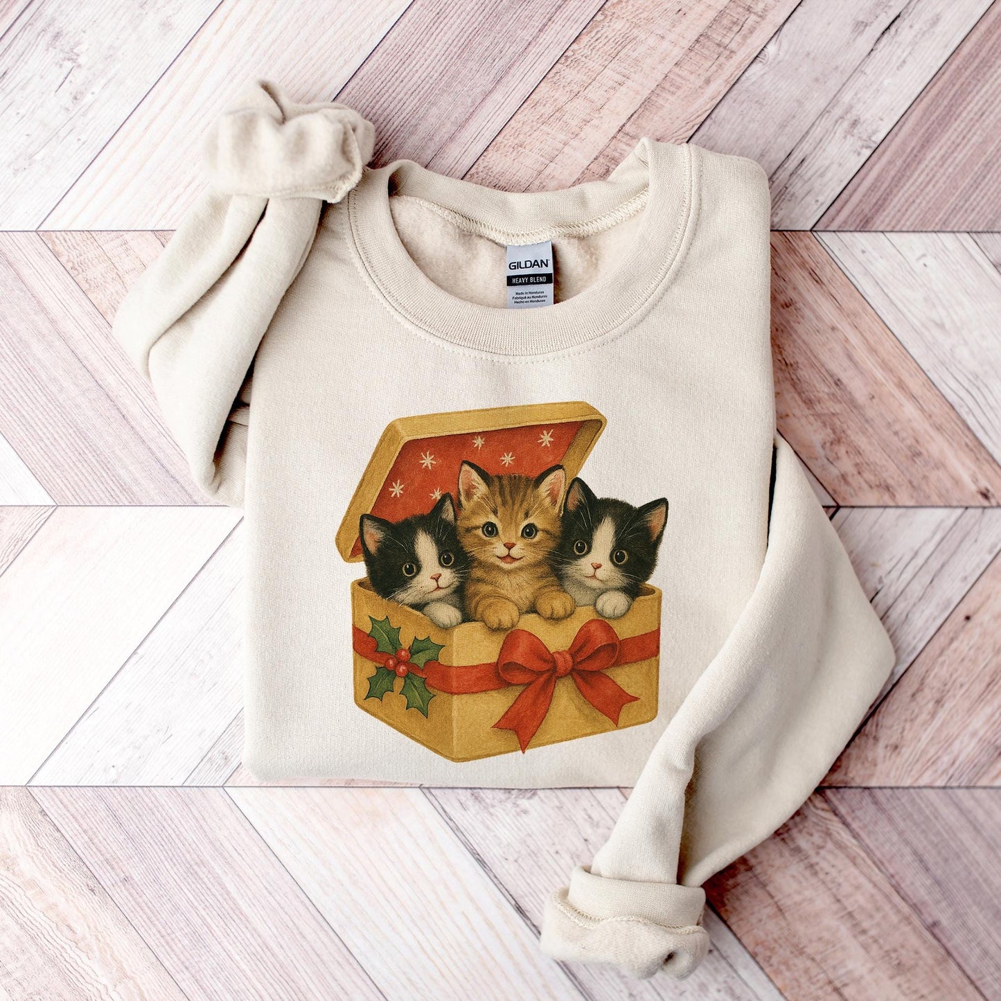 Cute Cat Christmas Sweater V3