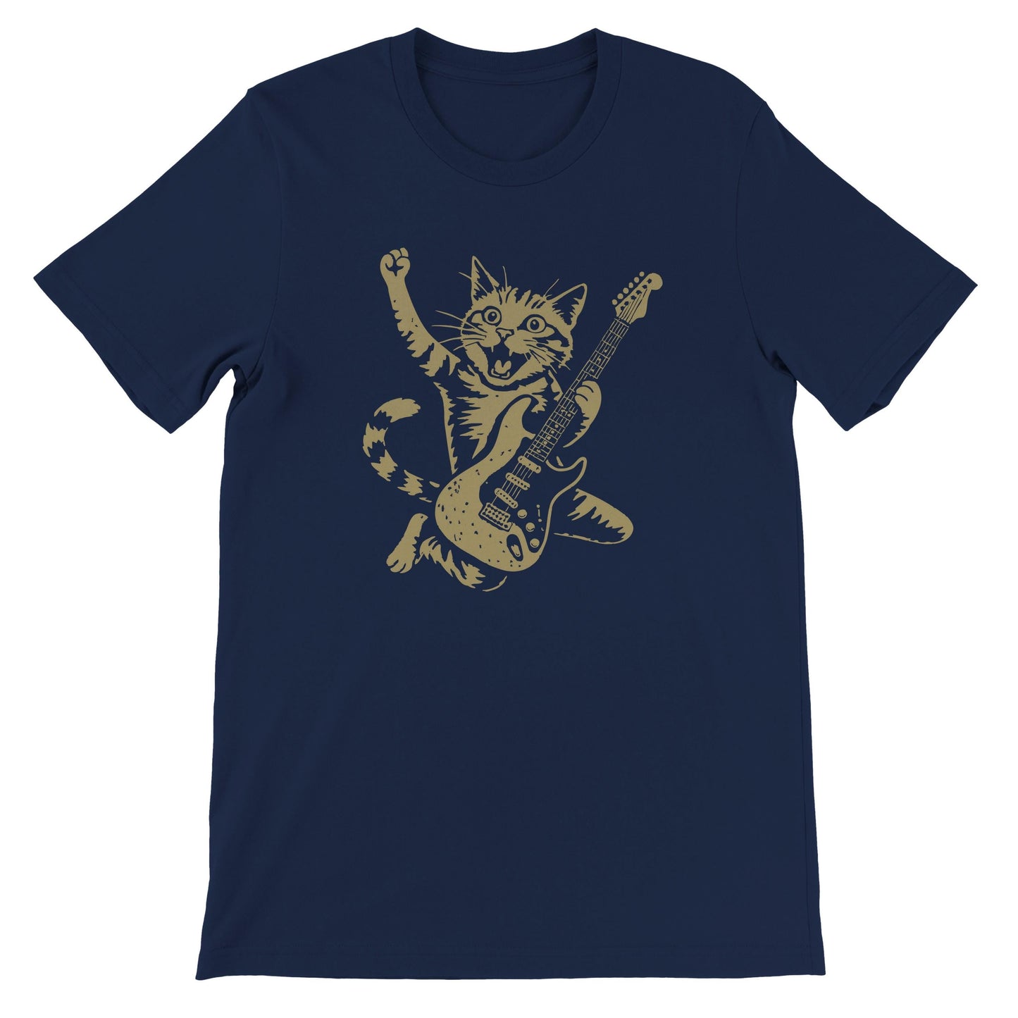 Cat Playing Guitar T-Shirt