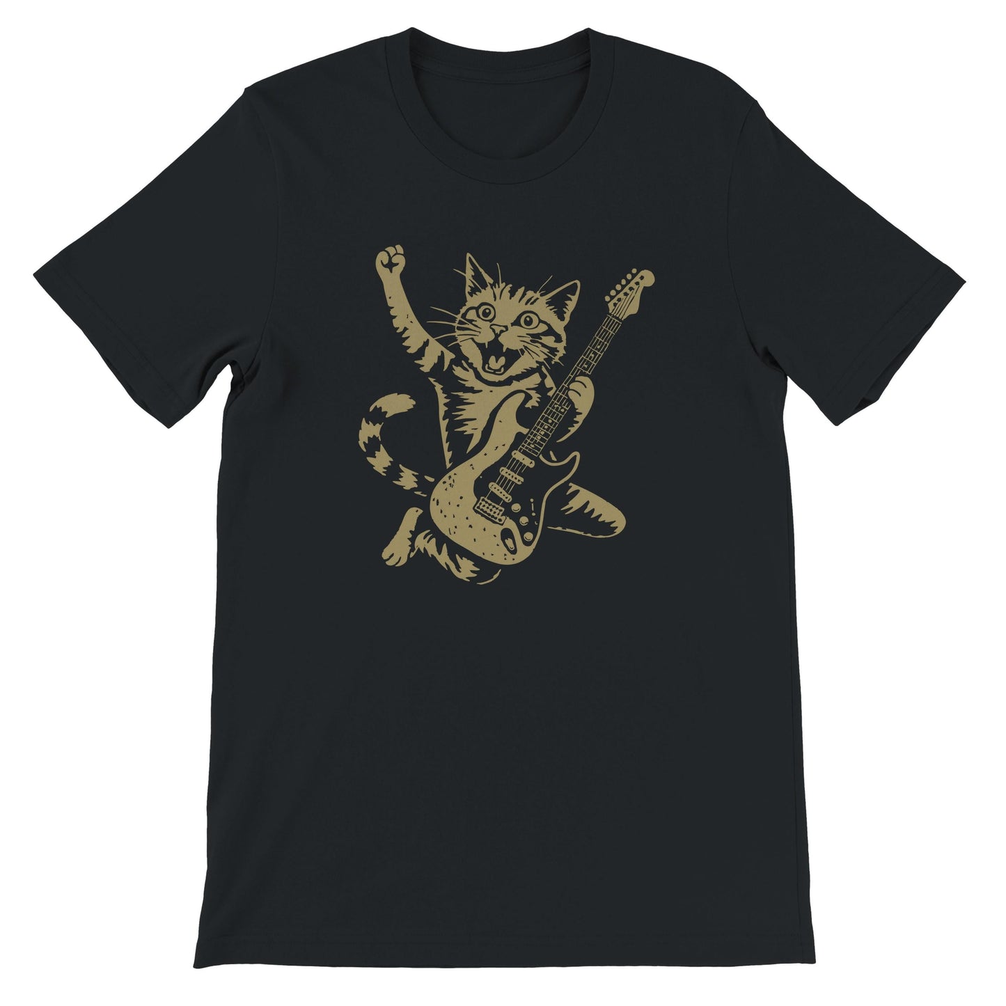 Cat Playing Guitar T-Shirt