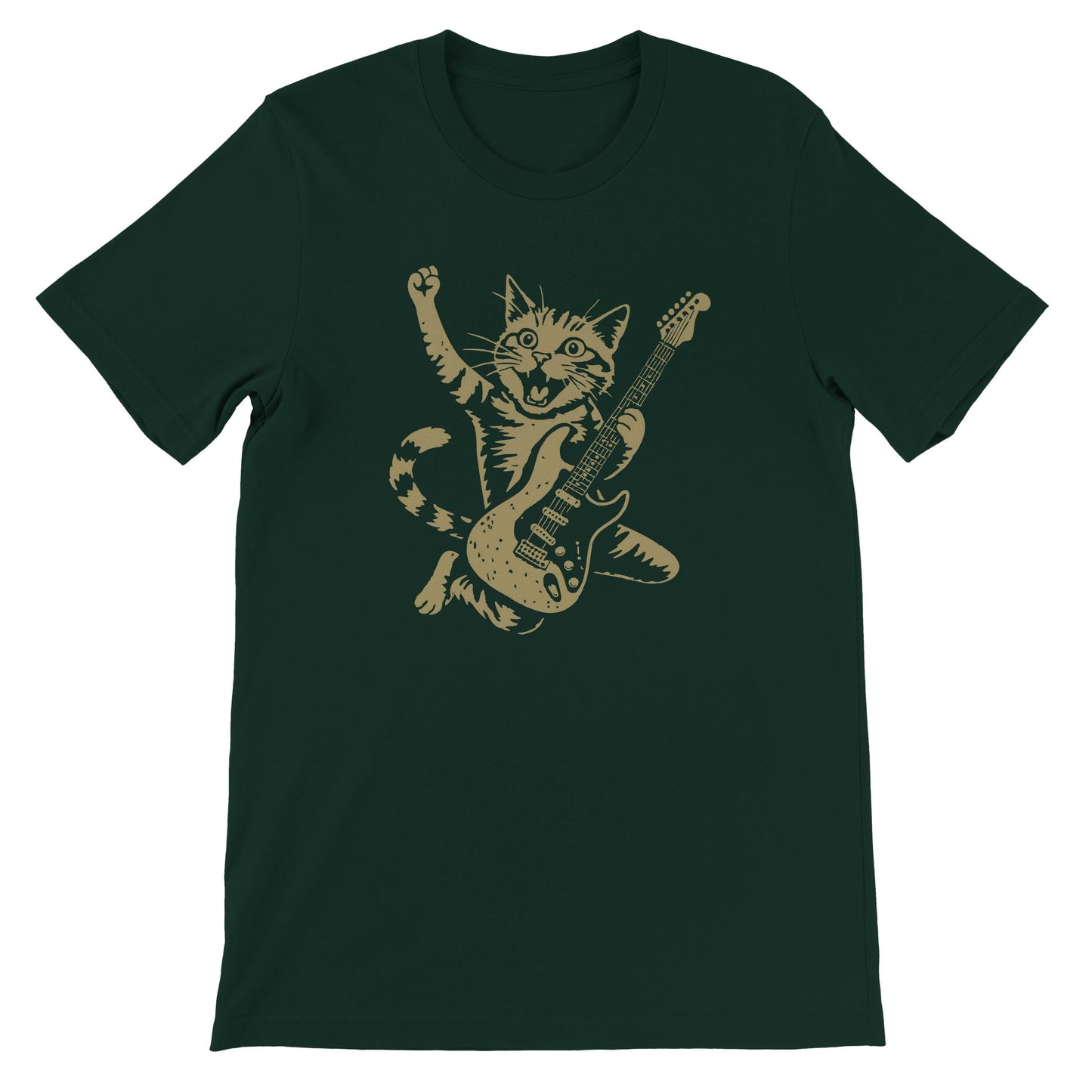 Cat Playing Guitar T-Shirt