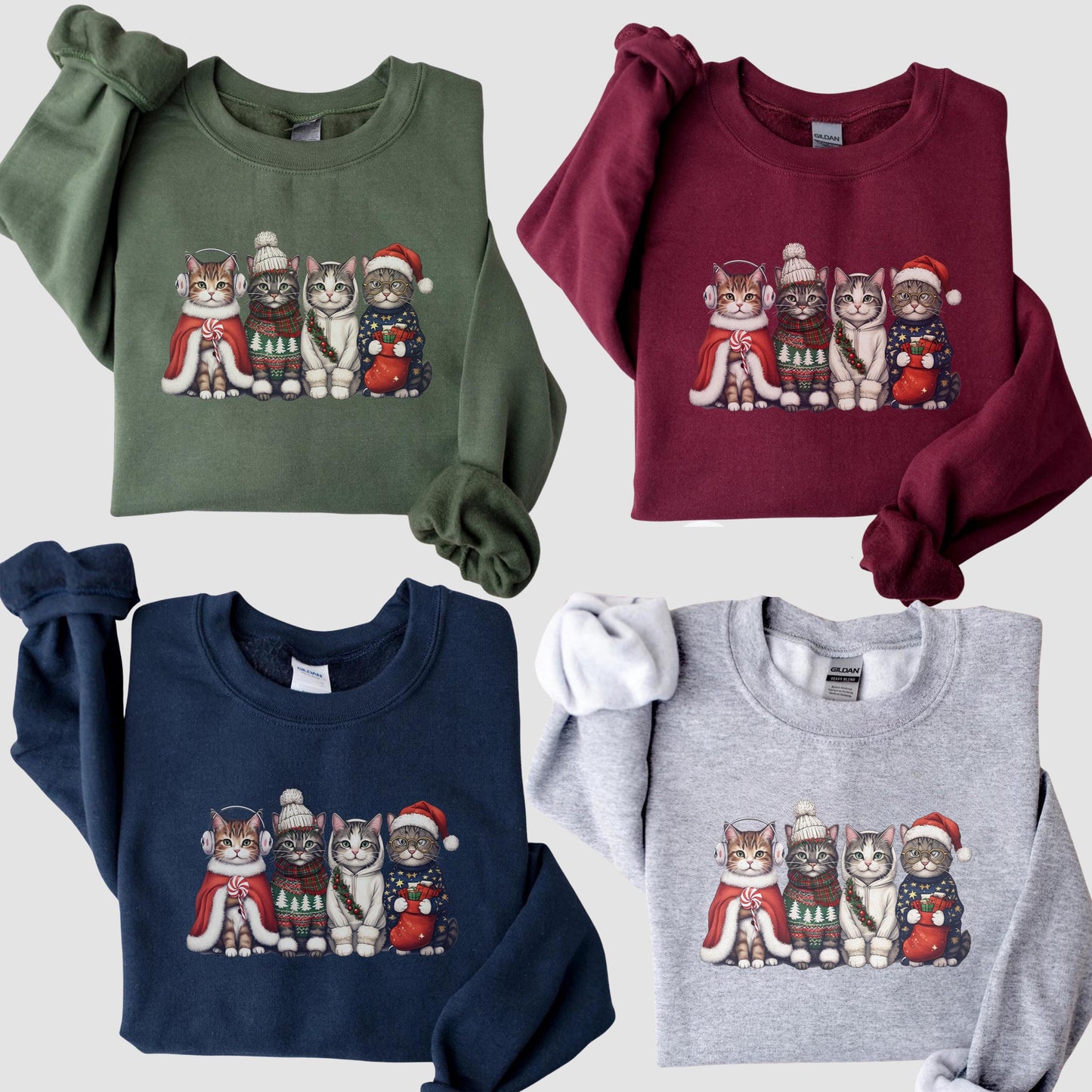 Cat Holiday Outfit Sweater