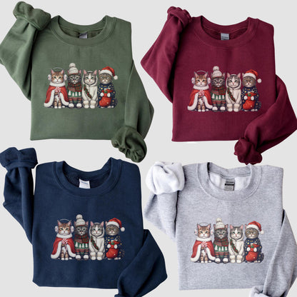 Cat Holiday Outfit Sweater