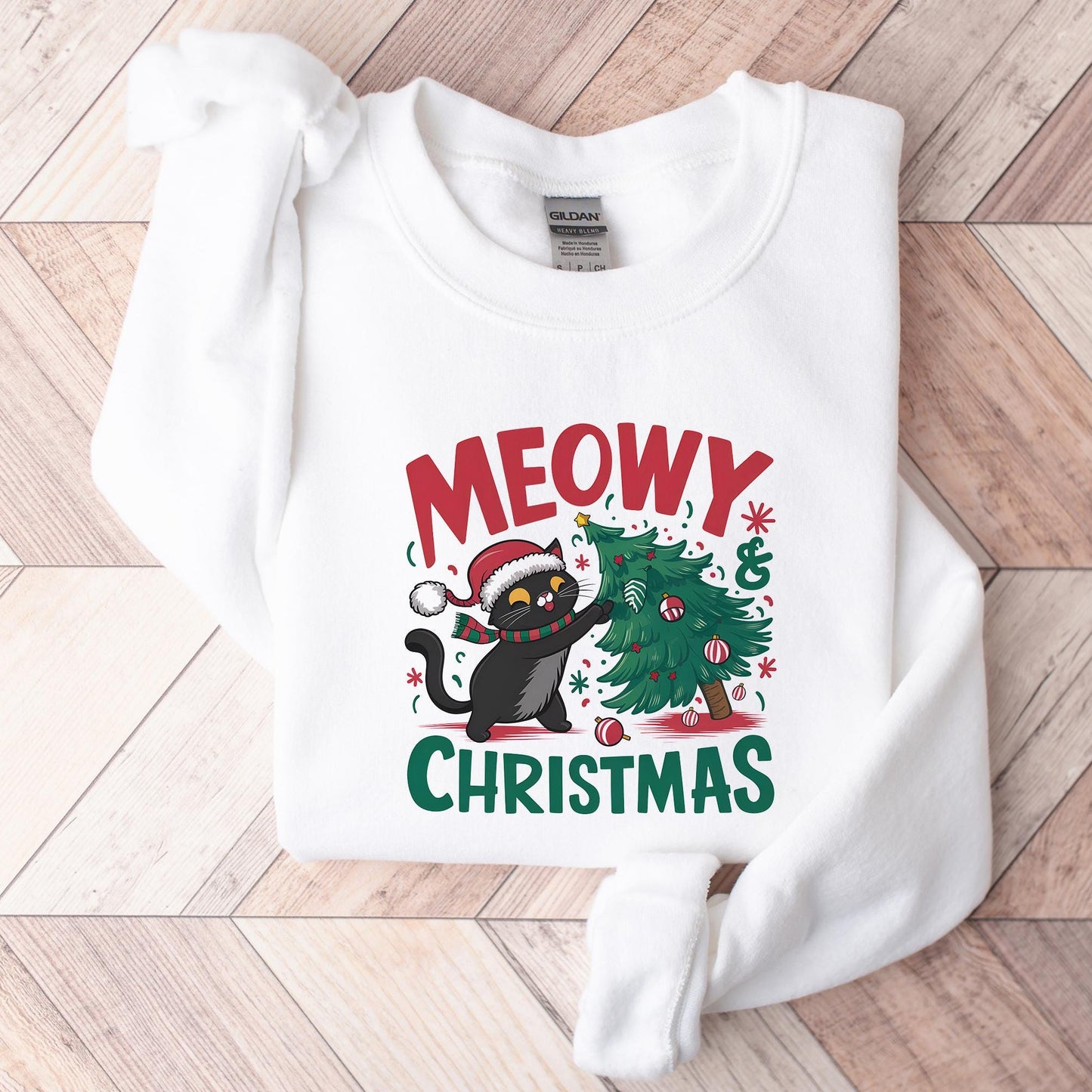 Meowy Christmas Sweater V19