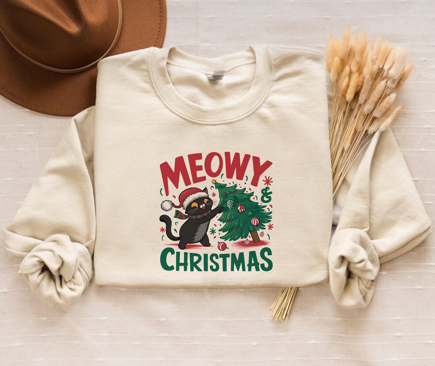 Meowy Christmas Sweater V19
