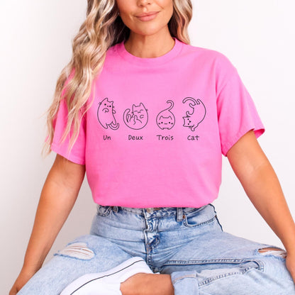 Un Deux Trois Cat Tee V9