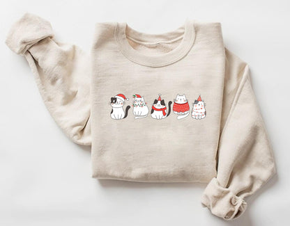 Cute Cat Christmas Sweater