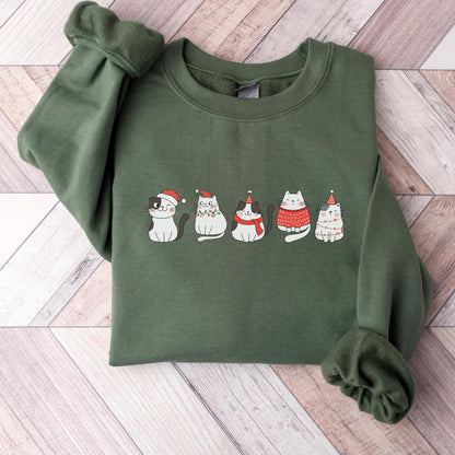 Cute Cat Christmas Sweater
