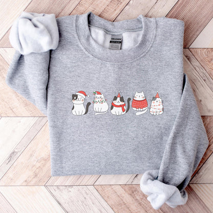 Cute Cat Christmas Sweater