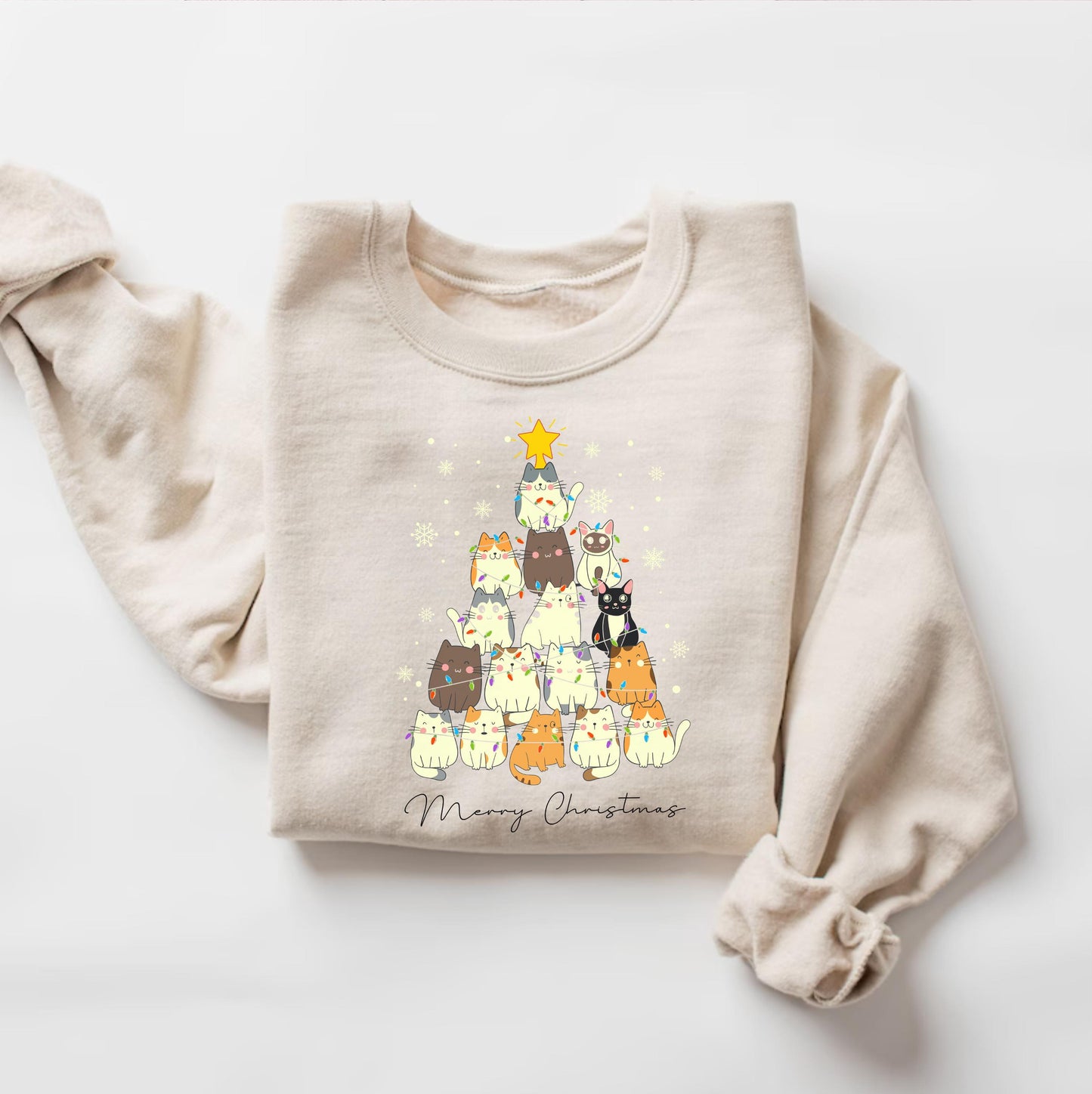 Meowy Christmas Sweater V16