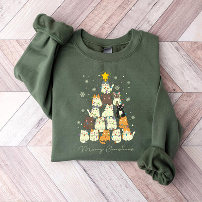 Meowy Christmas Sweater V16