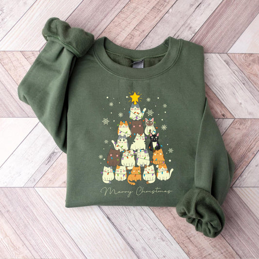 Meowy Christmas Sweater V16