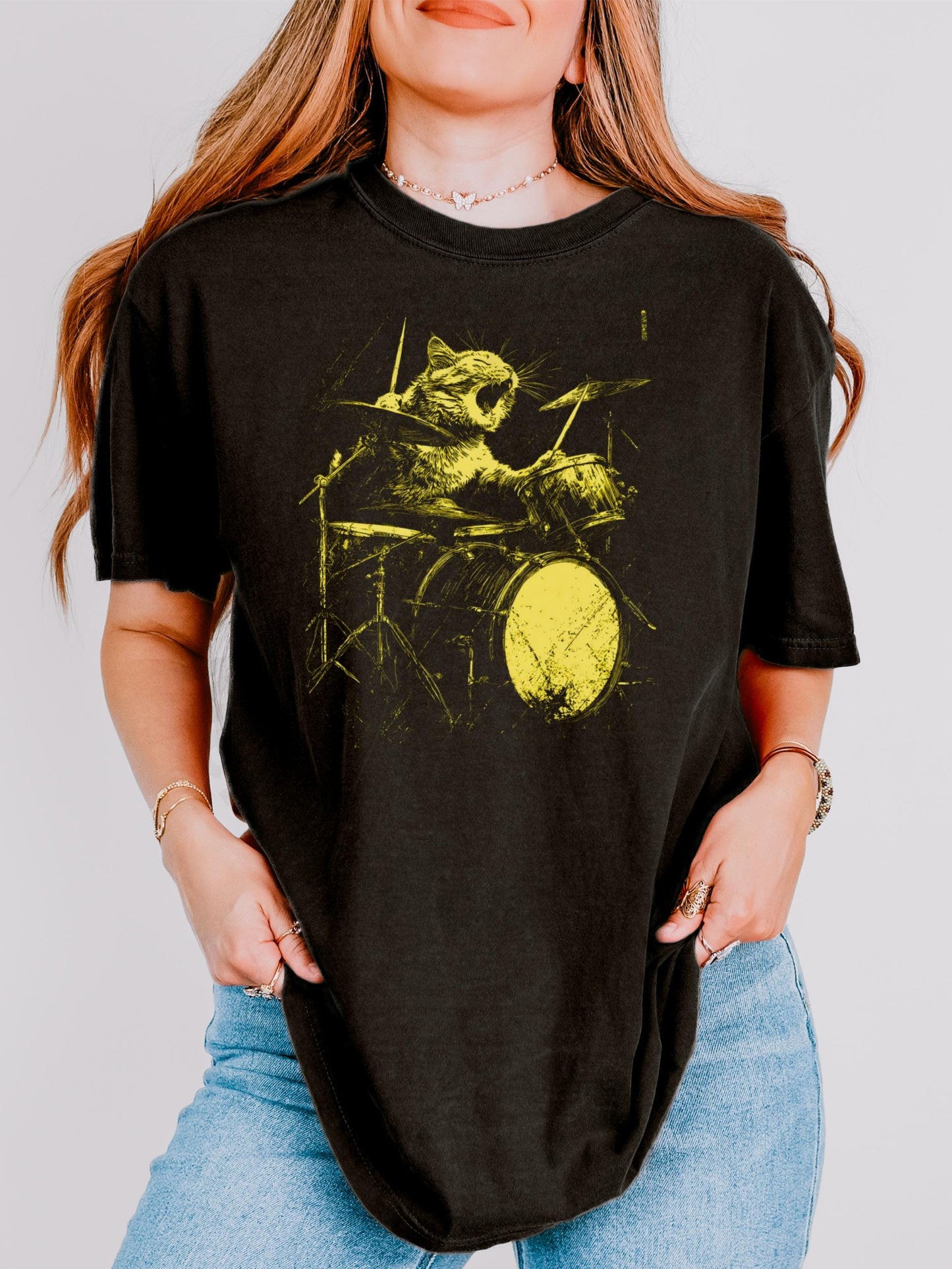 Rock Star Cat Tee
