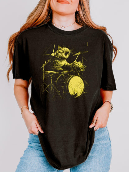 Rock Star Cat Tee