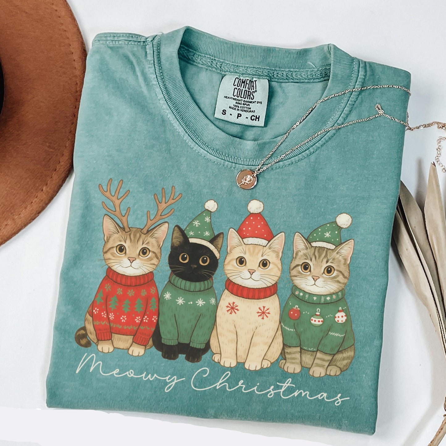 Meowy Christmas Sweater V6