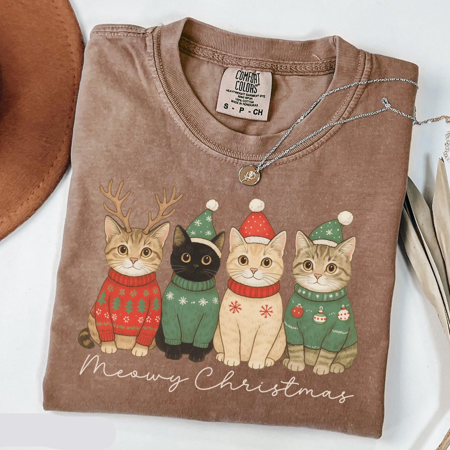 Meowy Christmas Sweater V6