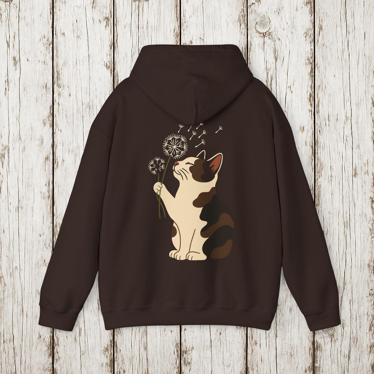 Calico Cat Dandelion Hoodie
