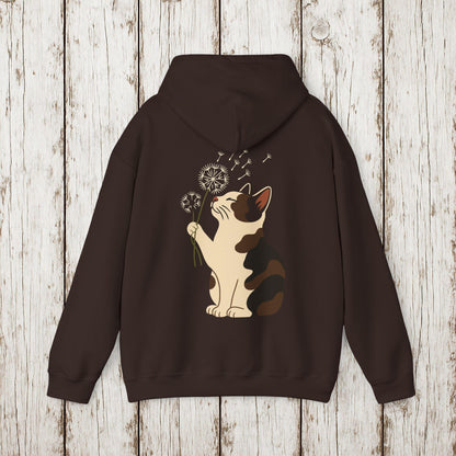 Calico Cat Dandelion Hoodie