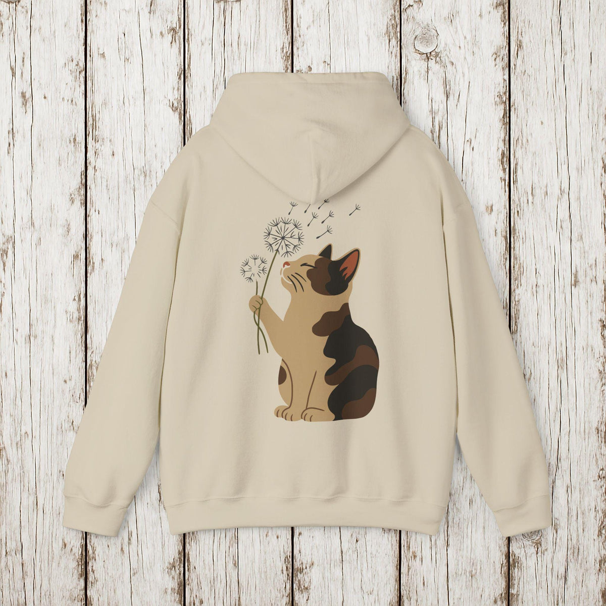 Calico Cat Dandelion Hoodie