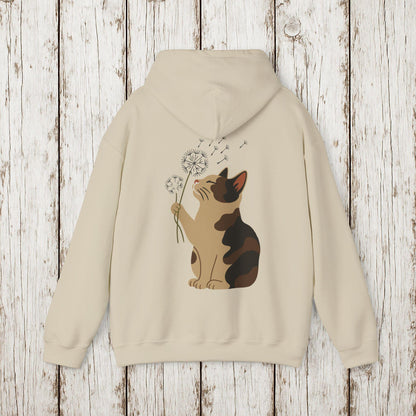 Calico Cat Dandelion Hoodie